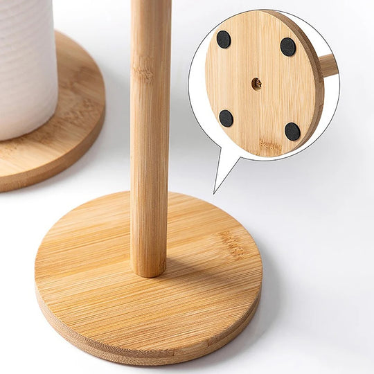 Kitchen Wooden Paper Towel Holder