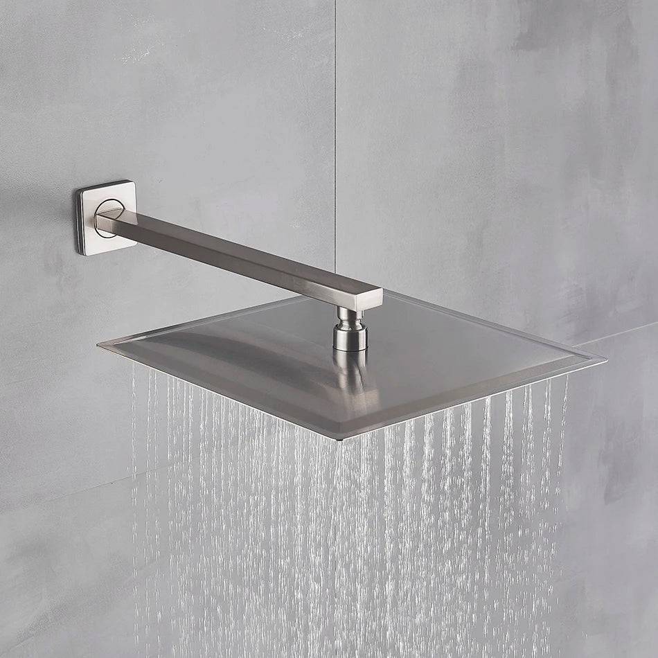 Stylish Rainfall Shower Head 8"/10"/12"