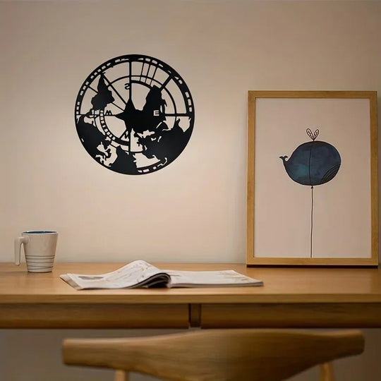 Metal Globe Wall Decor