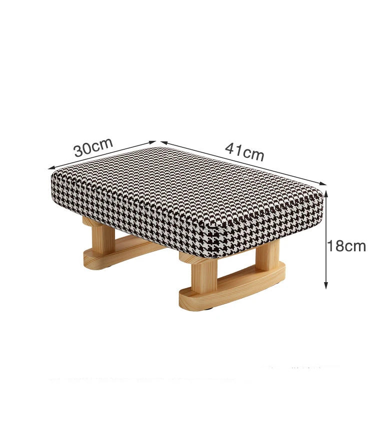 Small Wooden Stool Footrest