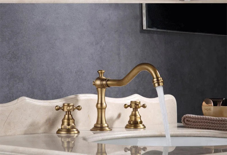 Luxury Hot Cold Mixer Brass Faucet