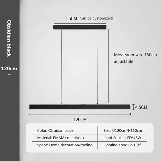 Modern LED Bar Hanging Light