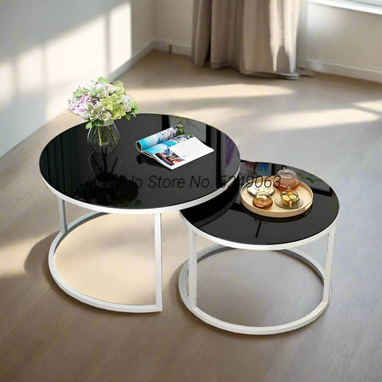 2 Modern Glass Coffee Tables