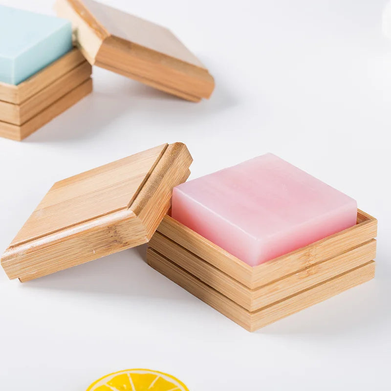 Simple Bamboo Soap Box, For Your Bathroom