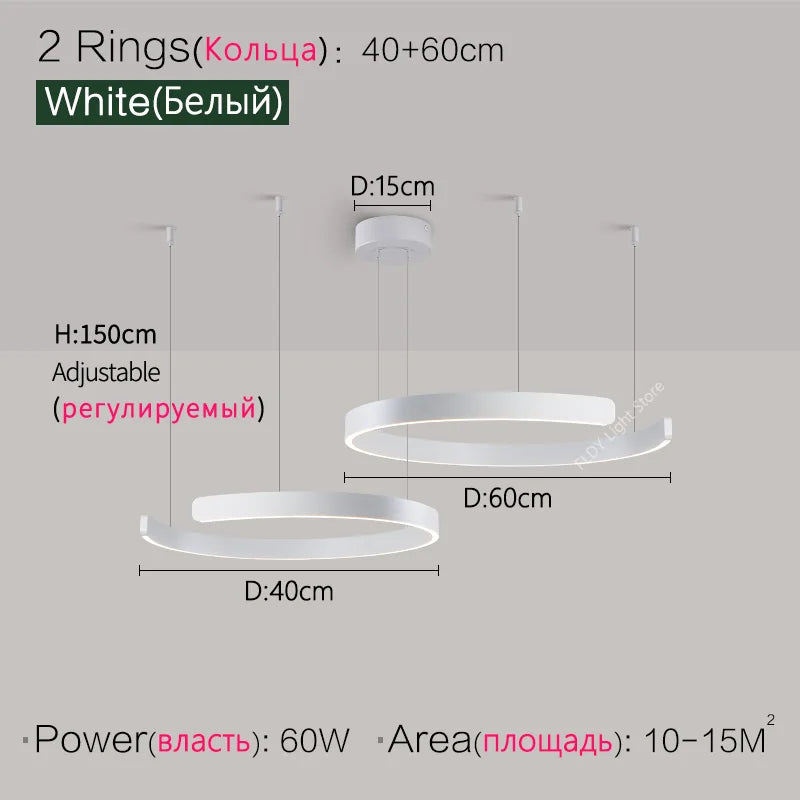 Modern Ring Ceiling lights