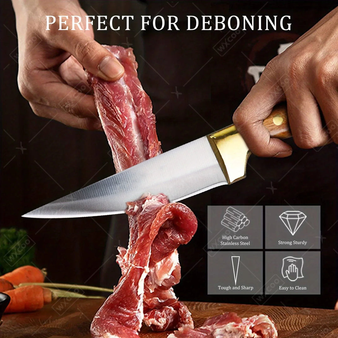 Stainless Steel Kitchen Knife with Wooden Handle