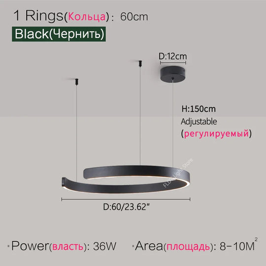 Modern Ring Ceiling lights