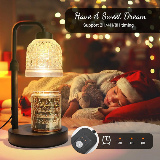 Glass Wax Melting Lamp