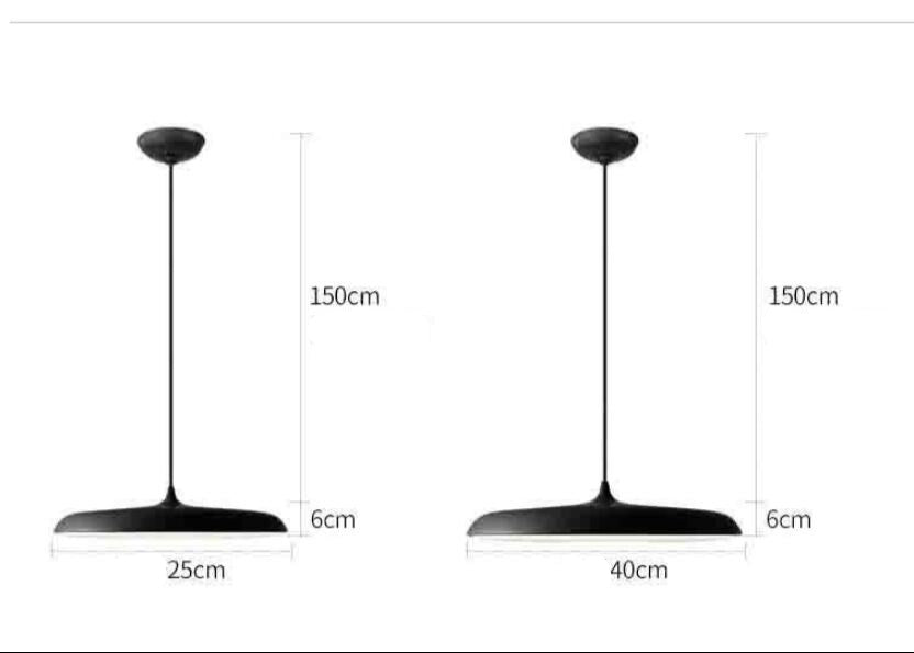 Luxury Stylish LED Pendant Dish Lamp