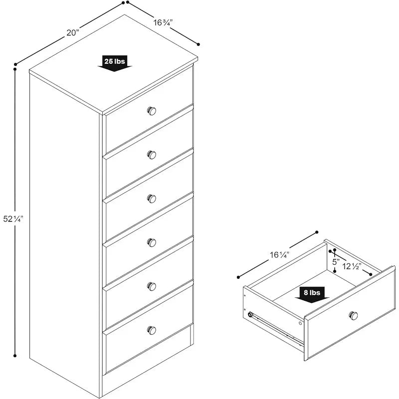 Astrid Tall Dresser