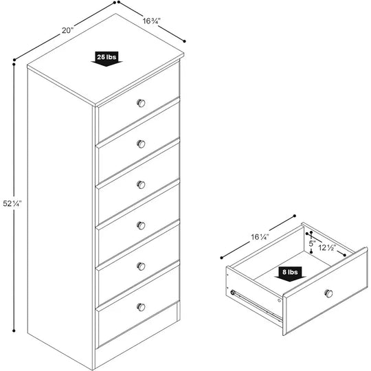 Astrid Tall Dresser