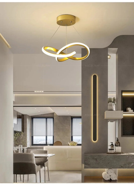 Luxury Simple LED Ceiling Pendant Chandelier Lighting Lustre