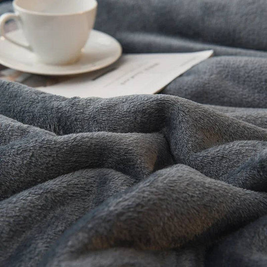 Cozy Wool Throw Blanket