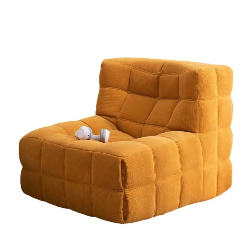 Lazy Retro Corduroy Waffle Sofa