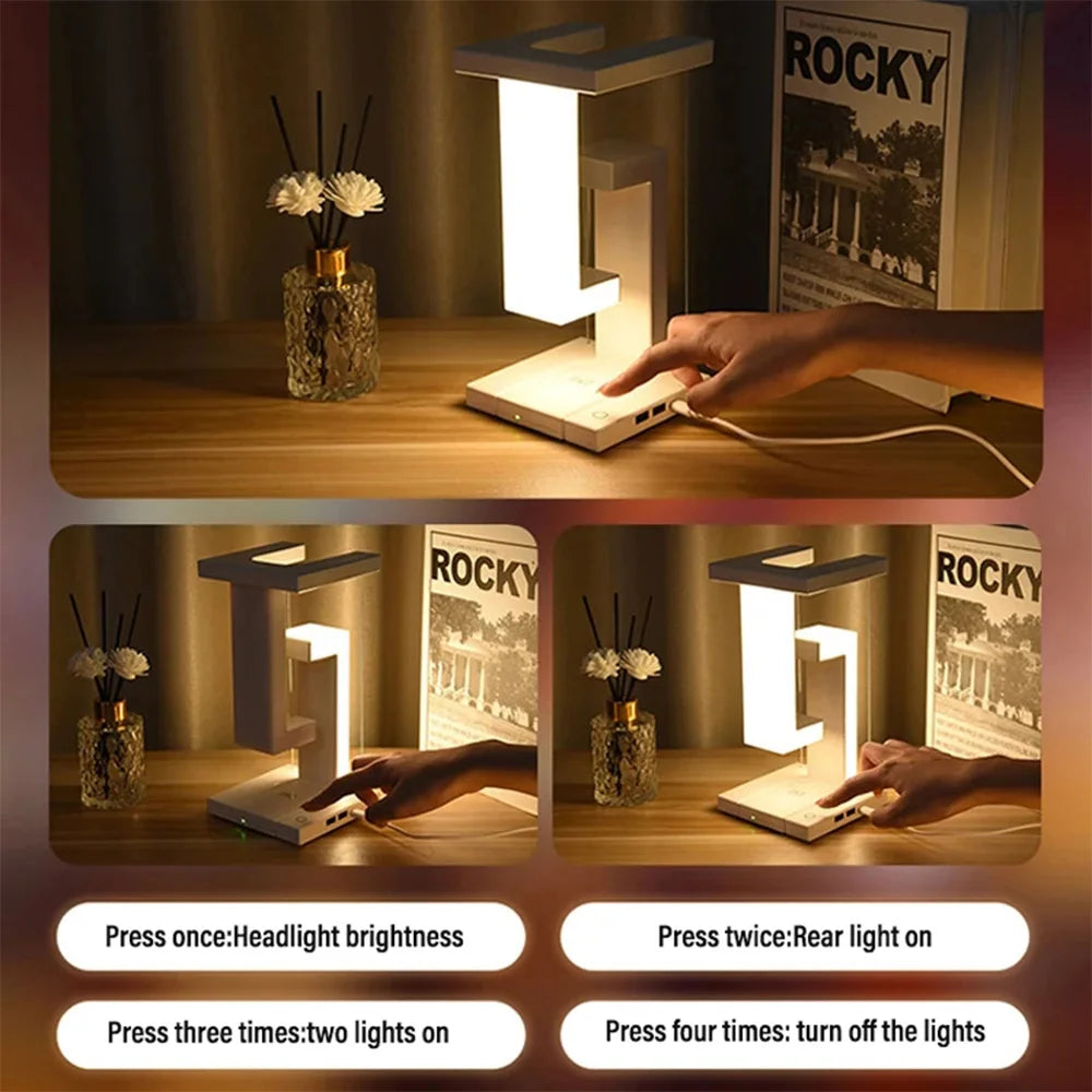Novelty Floating Lamp With Wireless Charging