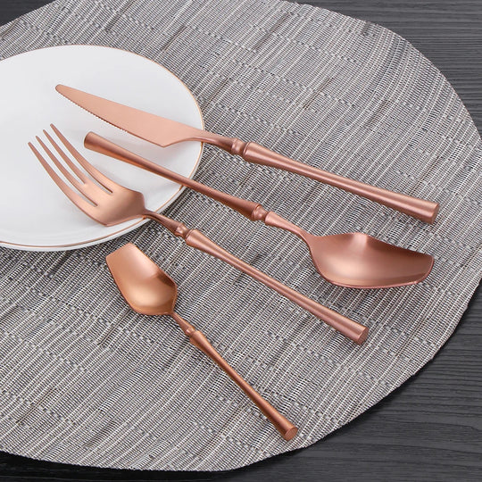Gold Stainless Steel Tableware