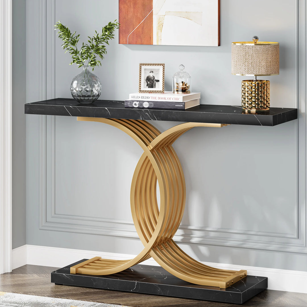 Beautiful Luxury Marble Entryway Console Table
