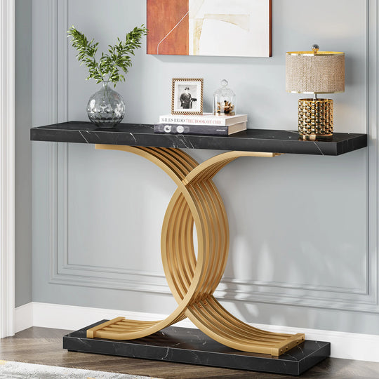 Beautiful Luxury Marble Entryway Console Table