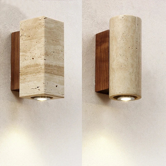 Designer Limestone Wall Light