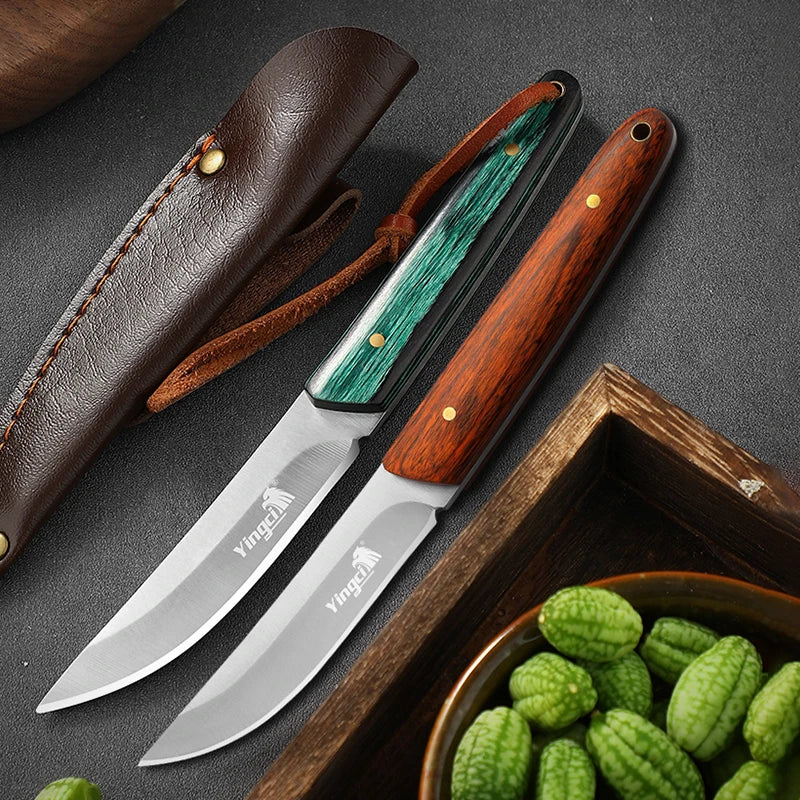 Small Fashion Knife with Leather Cover