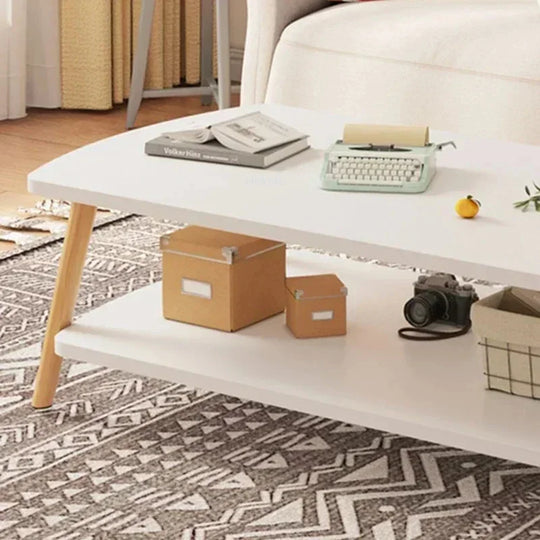Modern Luxury White Center Coffee Table