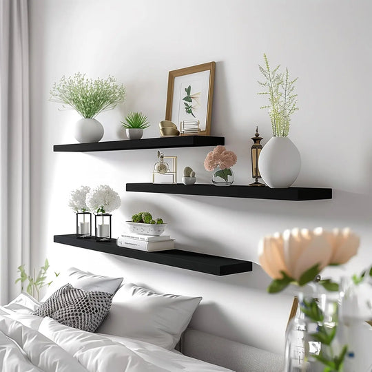 Wooden Floating Shelves