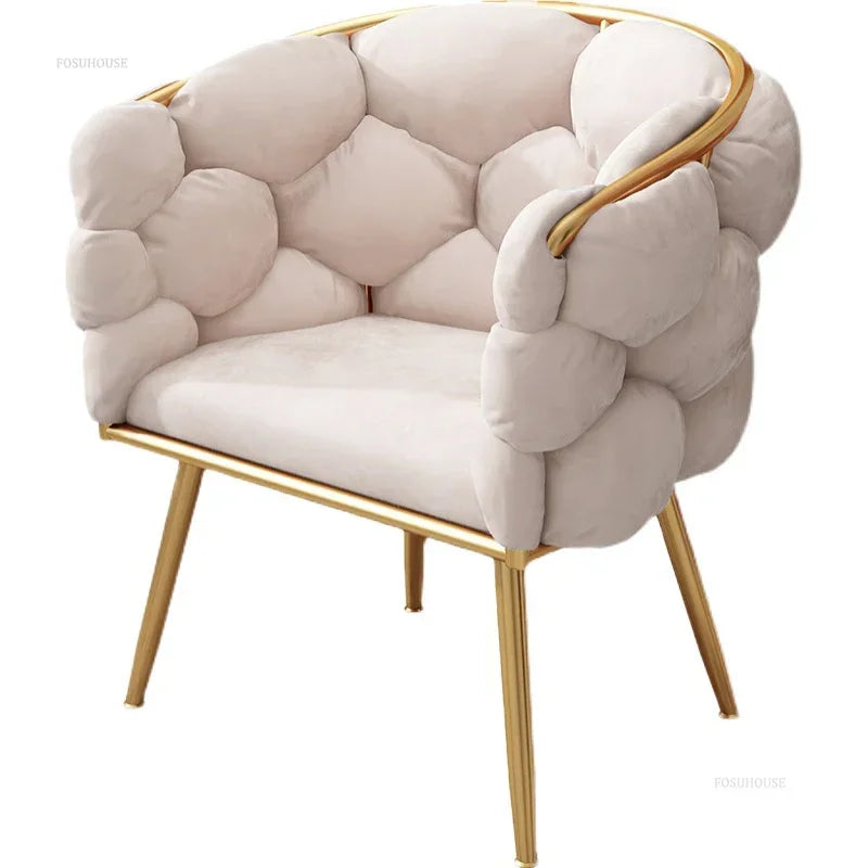 Nordic Metal Living Room Chair