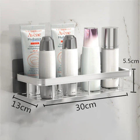 Stylish Wall Mounted Bathroom Storage Organizer Shelf