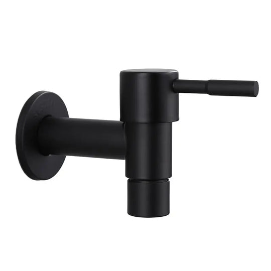 Black Stainless Steel Outdoor Garden Wall Mounted Faucet