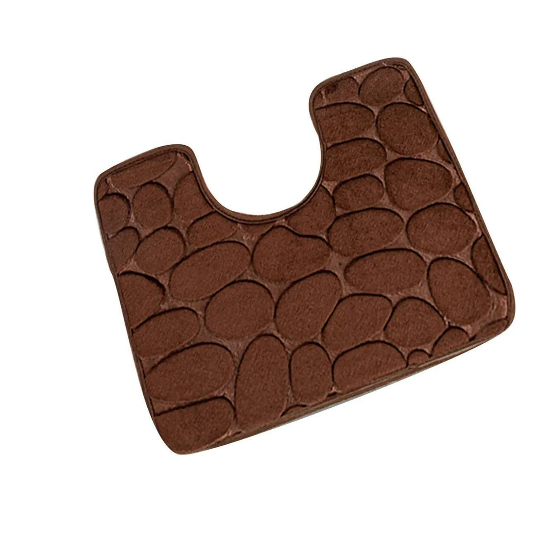 Modern Textured Toilet Bath Mat