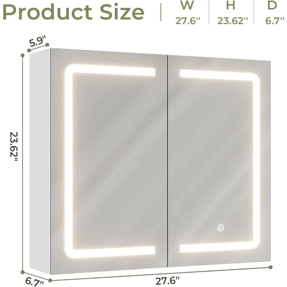 Modern Bathroom Medicine Cabinet with Mirrors
