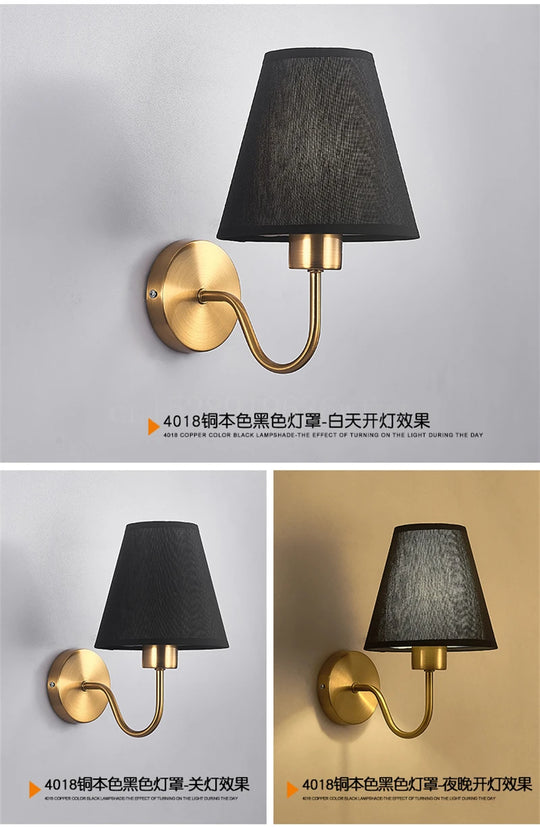 Cosy Fabric Wall Lamp