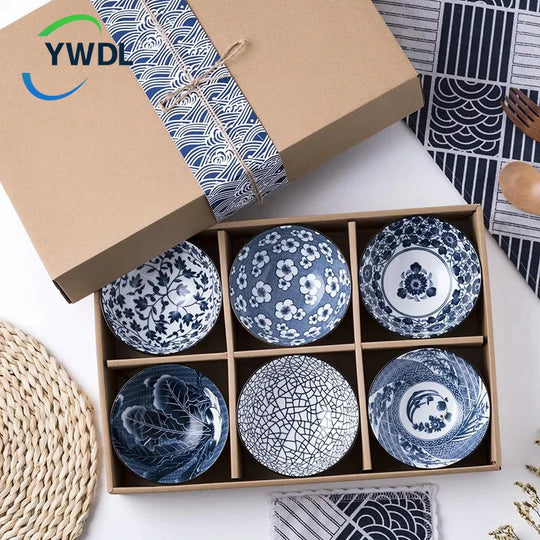 Japanese Ceramic Cereal Bowl Set
