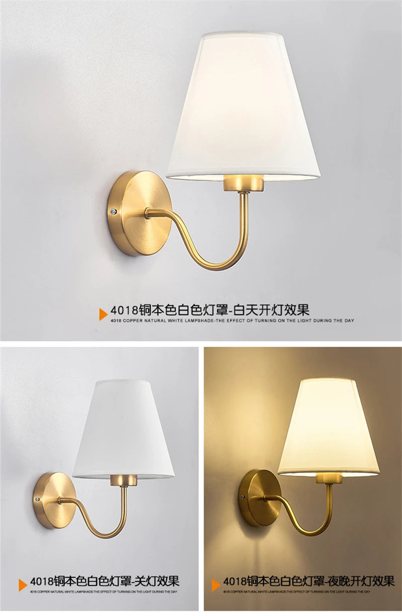 Cosy Fabric Wall Lamp