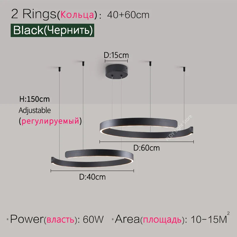 Modern Ring Ceiling lights