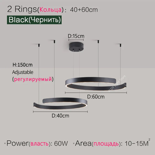 Modern Ring Ceiling lights