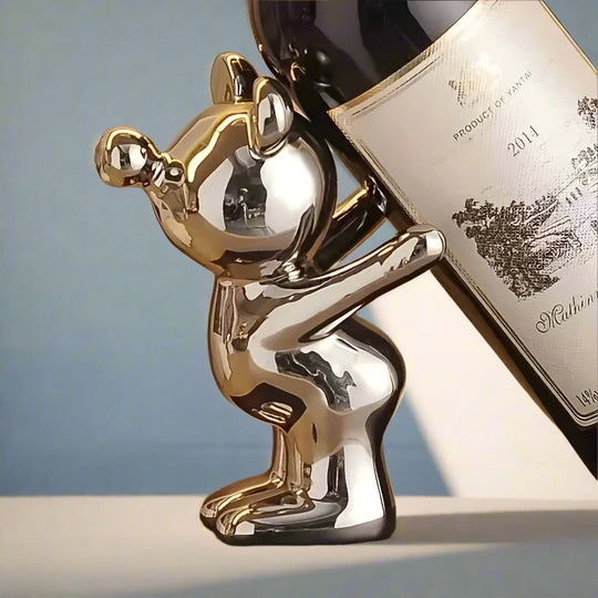 Cartoon wine rack