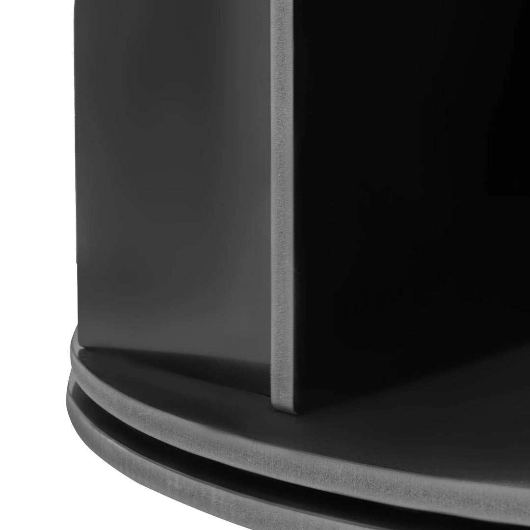 Tiered Rotating Display Bookshelf