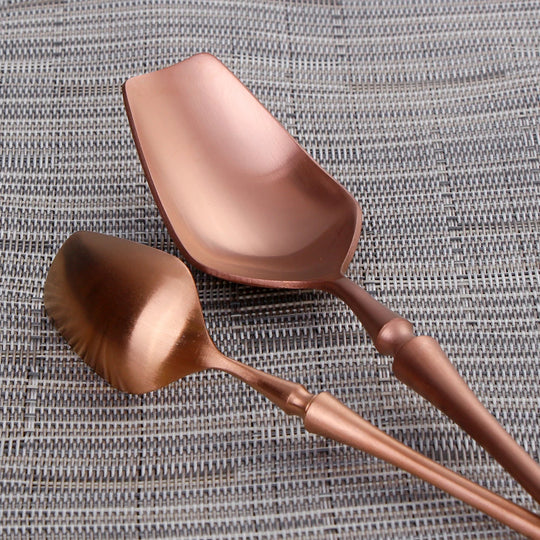 Gold Stainless Steel Tableware