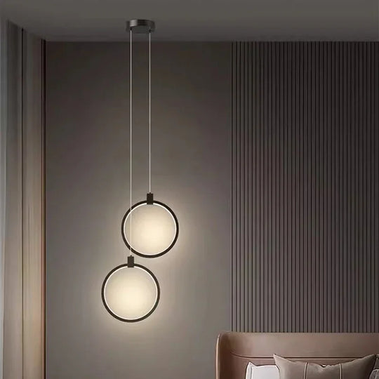 Minimalist LED Ring Pendant Light