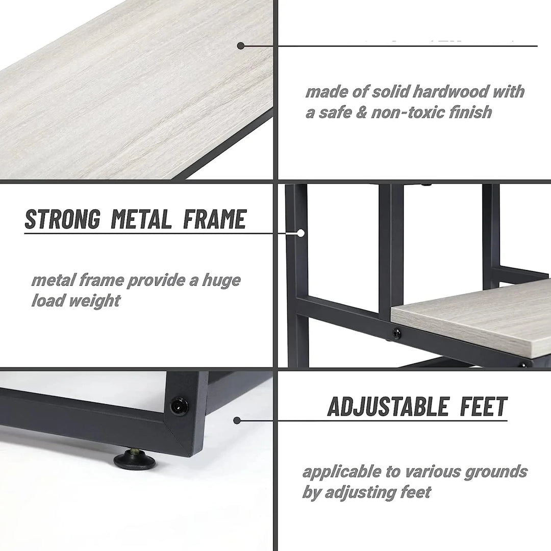Modern Metal Framed Step Stool