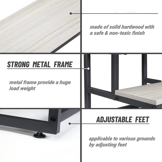 Modern Metal Framed Step Stool