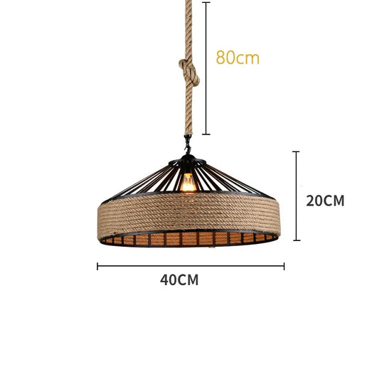 Metal Twine Vintage Lampshade