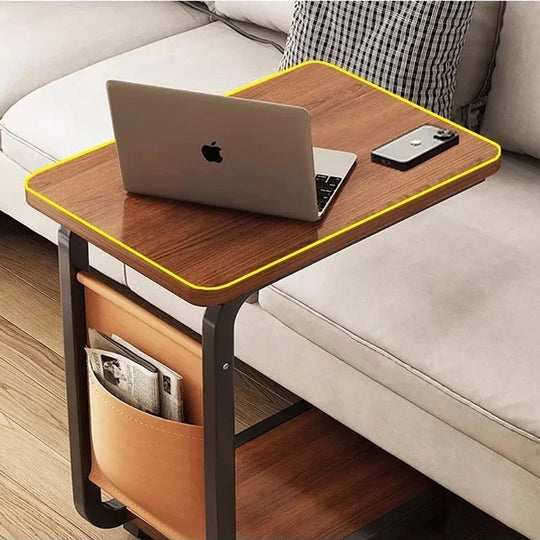Moden C-Shaped Mobile Coffee Table