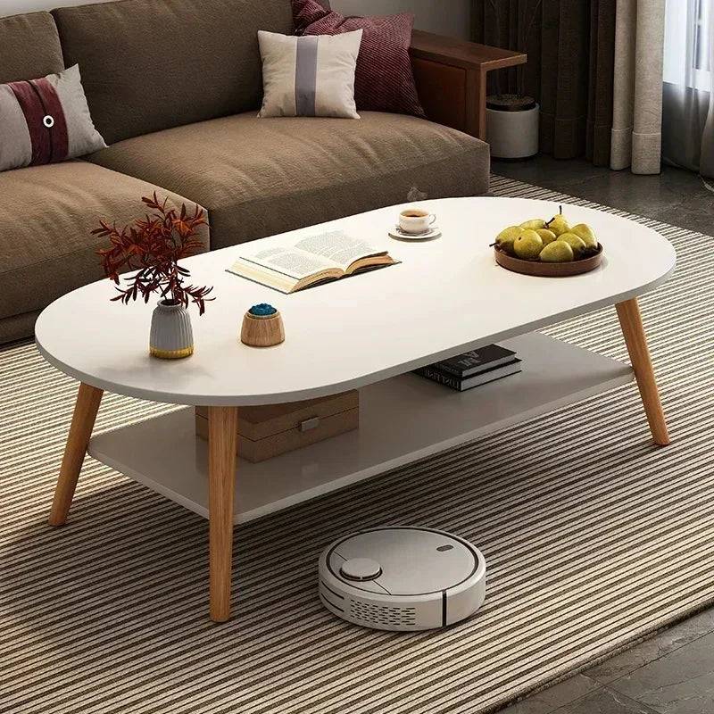 Modern Luxury White Center Coffee Table
