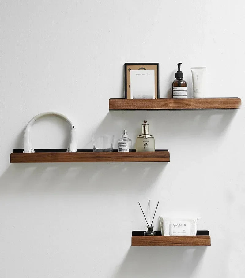 Wooden Bathroom Shelf