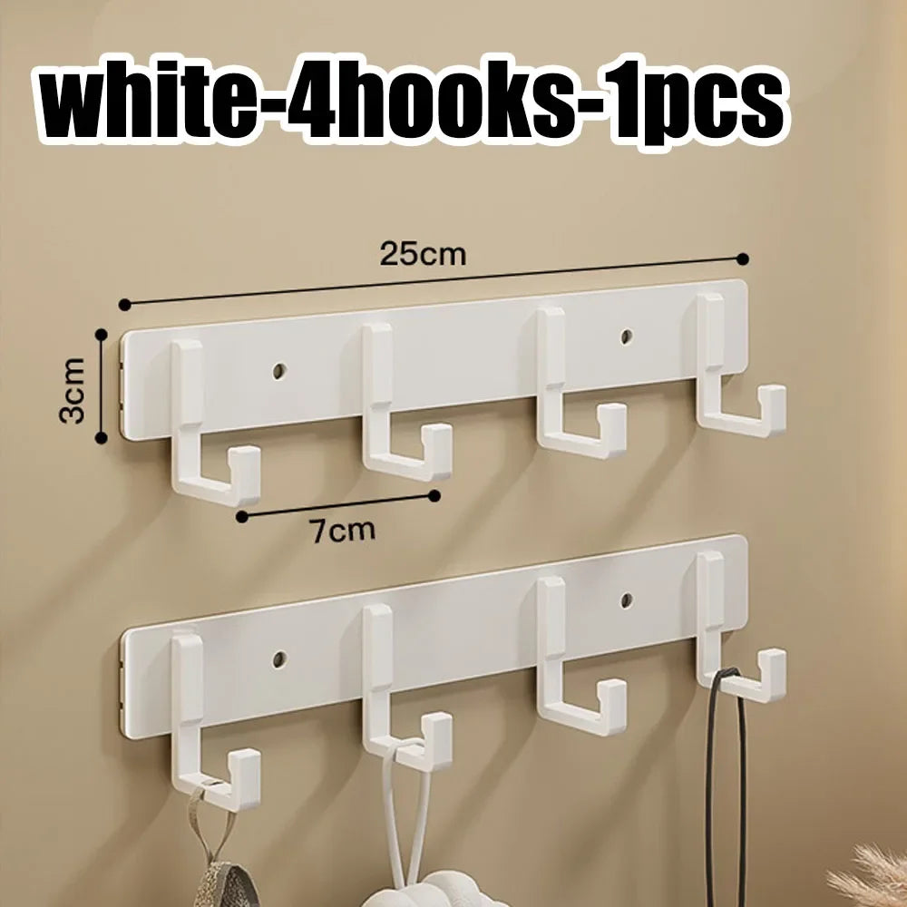 Row of Modern Space Aluminium Hooks, Coat Hangers