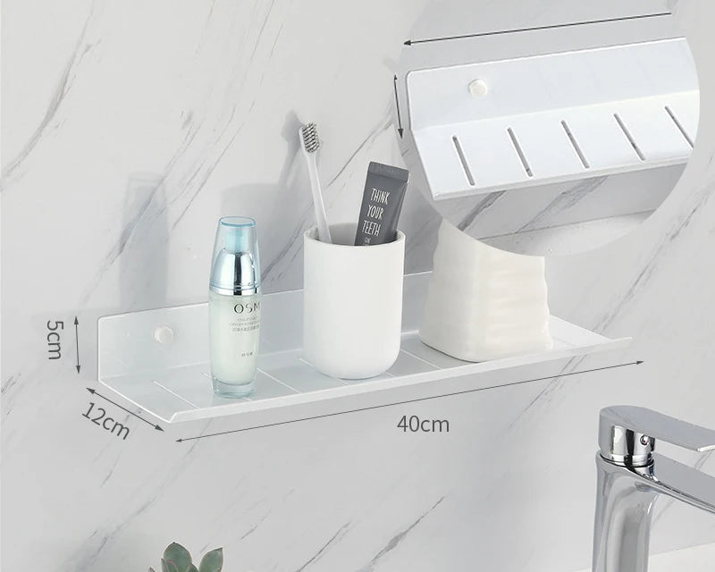 Stylish Modern Bathroom Vanity Shelf Shower Holder