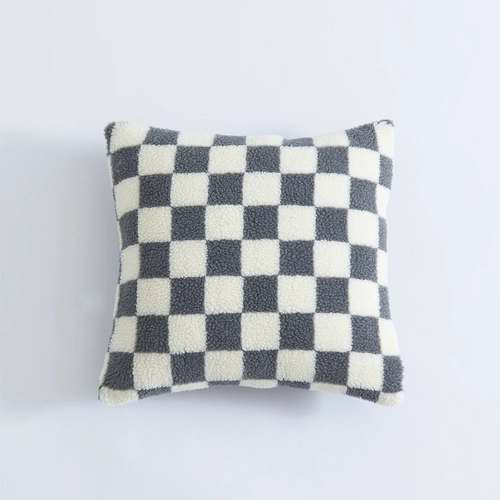 Checkered Cushion Cover