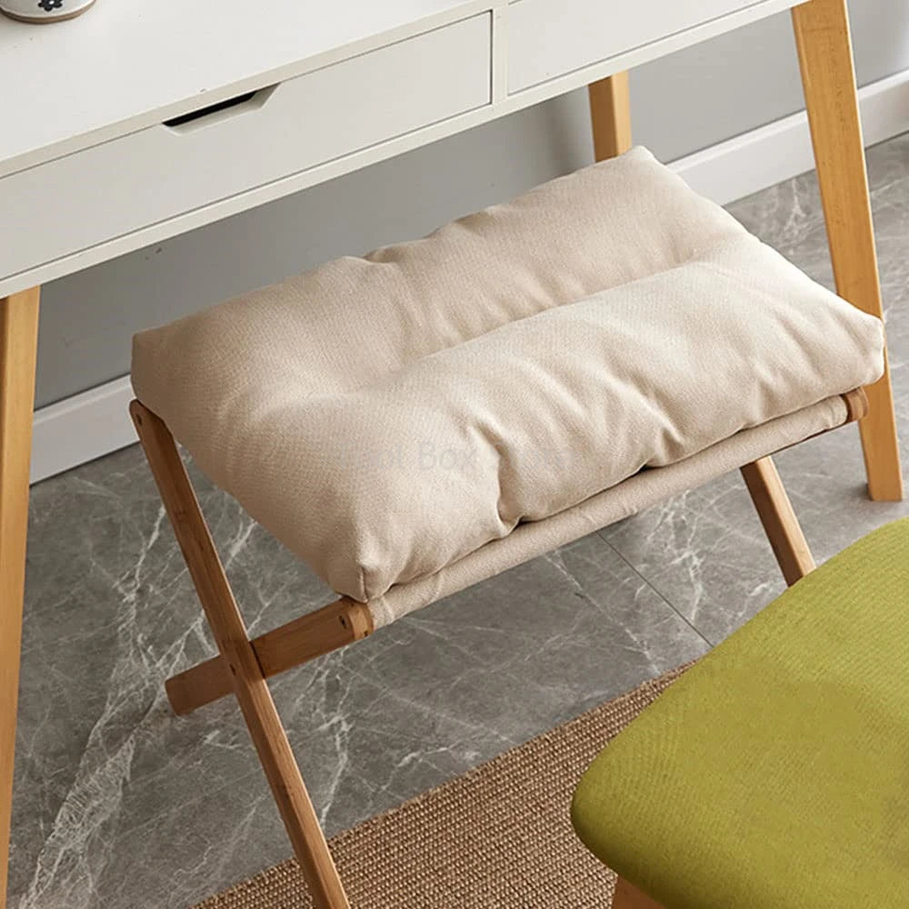 Cosy Small Foldable Footstool, Convenient Living